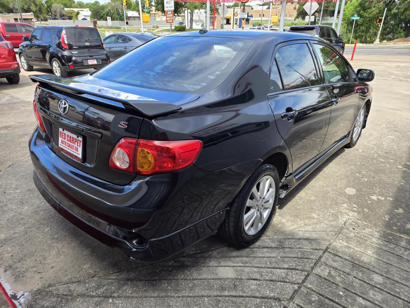 2010 BLACK /BLACK Toyota Corolla S 4-Speed AT (1NXBU4EE9AZ) with an 1.8L L4 DOHC 16V engine, 4-Speed Automatic Overdrive transmission, located at 503 West Court, Seguin, TX, 78155, (830) 379-3373, 29.568621, -97.969803 - 2010 Toyota Corolla S 4-Speed AT with a 1.8L L4 DOHC 16V, Automatic, Tilt, Cruise, AM/FM/CD/AUX Stereo, Power Windows, Locks and Side Mirrors, Tinted Windows, Alloy Wheels, Rear Defroster and more!! - Photo#2