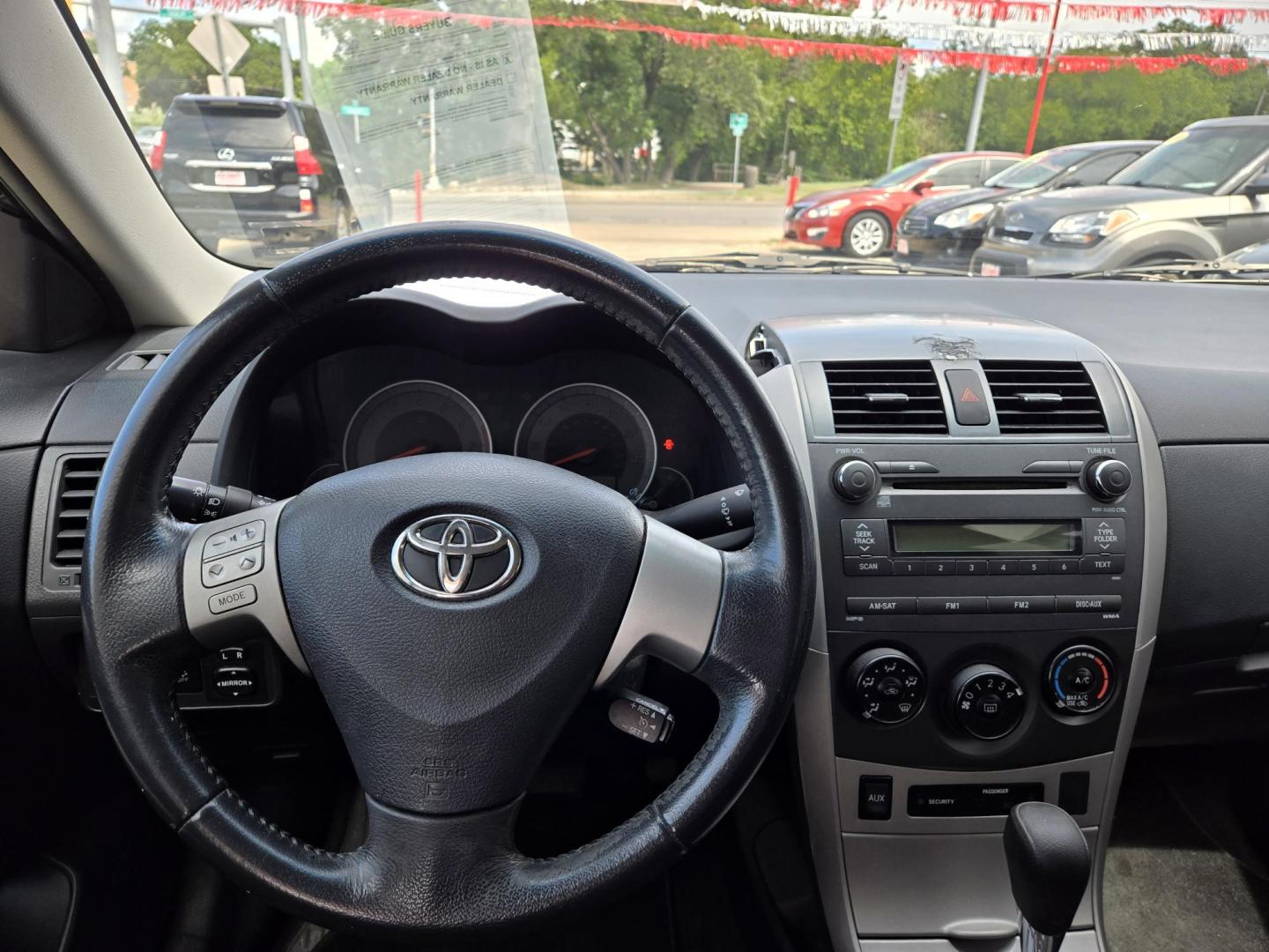 2010 BLACK /BLACK Toyota Corolla S 4-Speed AT (1NXBU4EE9AZ) with an 1.8L L4 DOHC 16V engine, 4-Speed Automatic Overdrive transmission, located at 503 West Court, Seguin, TX, 78155, (830) 379-3373, 29.568621, -97.969803 - Photo#5