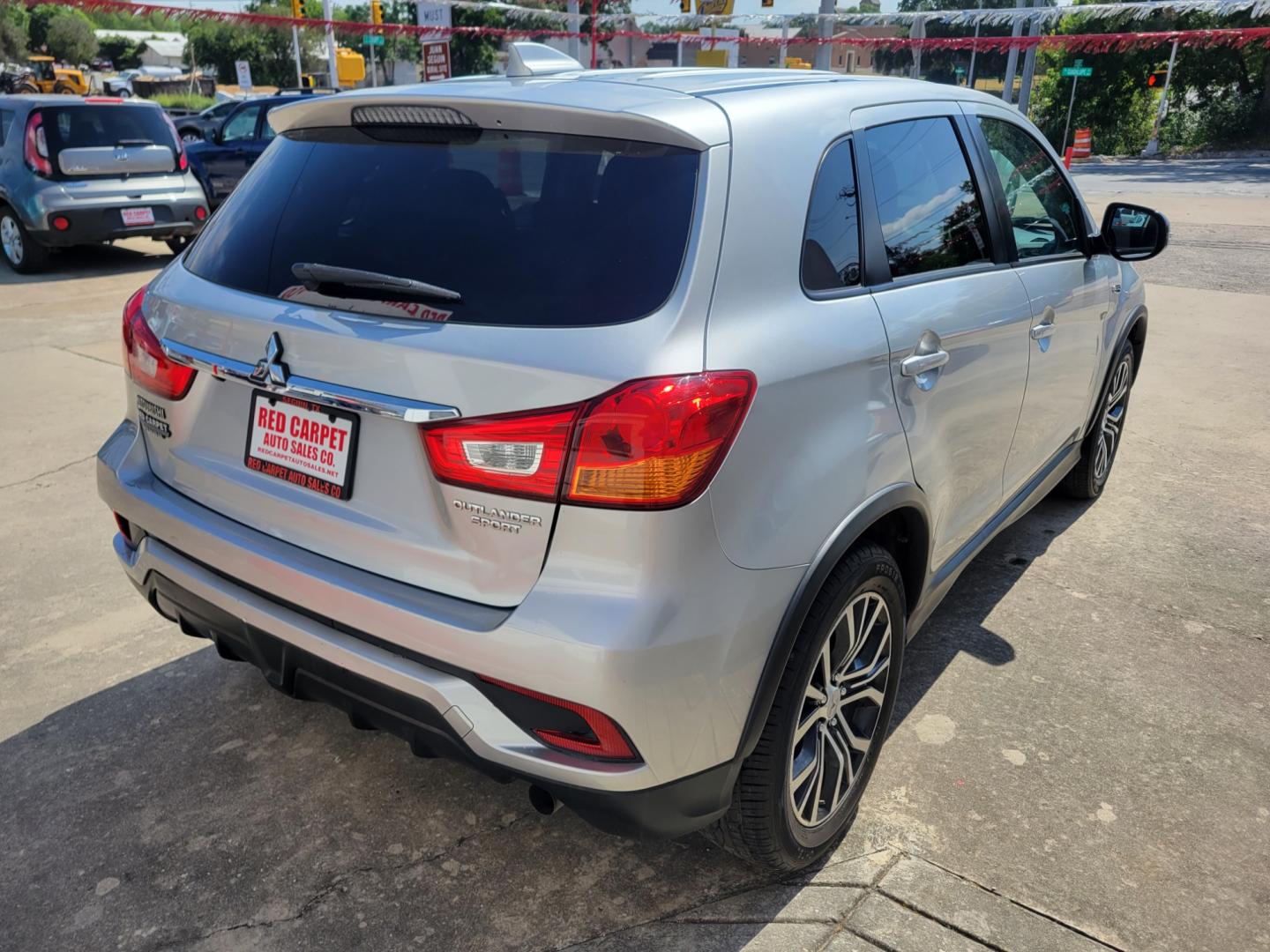 2019 SILVER /BLACK Mitsubishi Outlander Sport 2.0 ES 5M (JA4AP3AU6KU) with an 2.0L L4 DOHC 16V engine, Automatic transmission, located at 503 West Court, Seguin, TX, 78155, (830) 379-3373, 29.568621, -97.969803 - 2019 Mitsubishi Outlander Sport ES with a 2.0L L4 DOHC 16V, Automatic, Tilt, Cruise, AM/FM Touchscreen Stereo, Power Windows, Locks and Side Mirrors, Bluetooth, Backup Camera, Alloy Wheels, Rear Wiper, Rear Defroster and more!! - Photo#2