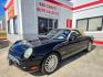 2004 Black /BEIGE Ford Thunderbird Deluxe (1FAHP60A14Y) with an 3.9L V8 DOHC 32V engine, 5-Speed Automatic Overdrive transmission, located at 503 West Court, Seguin, TX, 78155, (830) 379-3373, 29.568621, -97.969803 - Photo#0