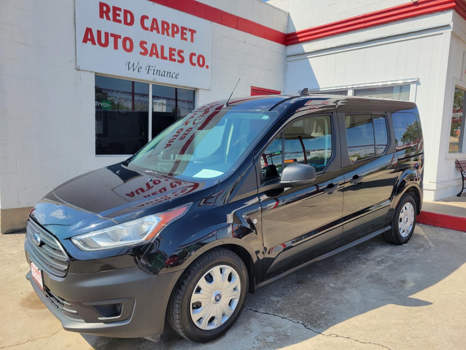 2020 Black /BLACK Ford Transit Connect Wagon XL w/Rear Liftgate LWB (NM0GE9E23L1) with an 2.5L L4 DOHC 16V engine, 6A transmission, located at 503 West Court, Seguin, TX, 78155, (830) 379-3373, 29.568621, -97.969803 - Photo #0