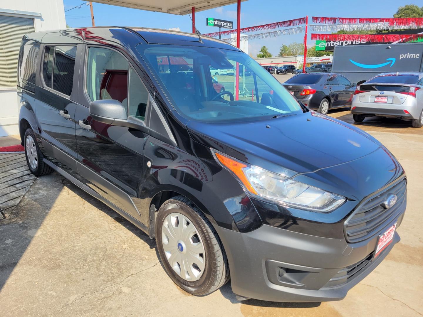 2020 Black /BLACK Ford Transit Connect Wagon XL w/Rear Liftgate LWB (NM0GE9E23L1) with an 2.5L L4 DOHC 16V engine, 6A transmission, located at 503 West Court, Seguin, TX, 78155, (830) 379-3373, 29.568621, -97.969803 - 2020 Ford Transit Connect Wagon XL w/Rear Liftgate LWB with a 2.5L L4 DOHC 16V, Automatic, Tilt, Cruise, AM/FM Stereo, Power Windows and Locks, Bluetooth, Tinted Windows, Third Row Seating, Dual Climate Control, Rear Defroster, Rear Wiper and more!! - Photo#1