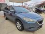 2014 Blue /BLACK Mazda CX-9 Sport (JM3TB2BA0E0) with an 3.7L V6 DOHC 24V engine, 6-Speed Automatic transmission, located at 503 West Court, Seguin, TX, 78155, (830) 379-3373, 29.568621, -97.969803 - Photo#1