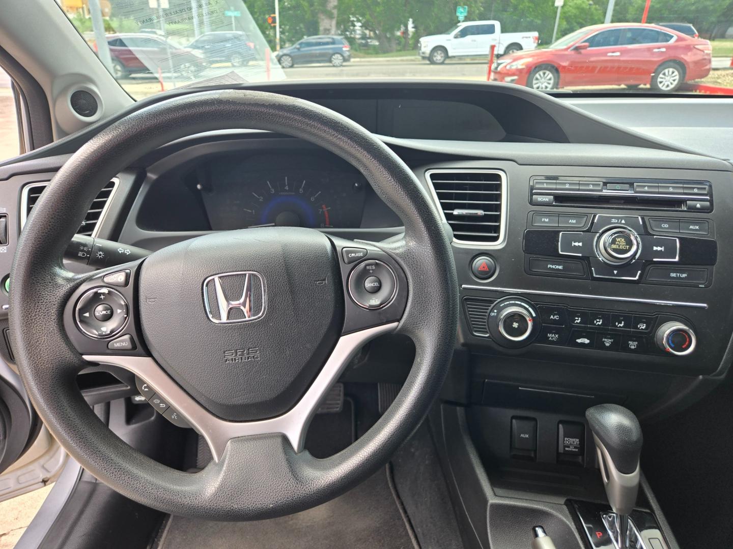 2014 SILVER Honda Civic LX Coupe CVT (2HGFG3B58EH) with an 2.3L L4 SOHC 16V engine, Continuously Variable Transmission transmission, located at 503 West Court, Seguin, TX, 78155, (830) 379-3373, 29.568621, -97.969803 - Photo#5