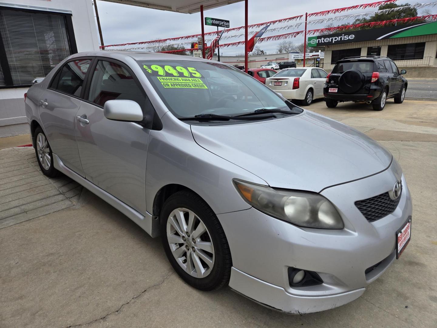 2010 SILVER Toyota Corolla Base 4-Speed AT (2T1BU4EE9AC) with an 1.8L L4 DOHC 16V engine, Manual Transmission transmission, located at 503 West Court, Seguin, TX, 78155, (830) 379-3373, 29.568621, -97.969803 - Photo#1