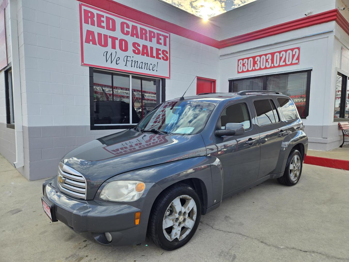 2009 GRAY Chevrolet HHR LT1 (3GNCA23B79S) with an 2.2L L4 DOHC 16V engine, 4-Speed Automatic Overdrive transmission, located at 503 West Court, Seguin, TX, 78155, (830) 379-3373, 29.568621, -97.969803 - 2009 Chevrolet HHR LT1 with a 2.2L L4 DOHC 16V, Automatic, Tilt, Cruise, AM/FM/CD/AUX Stereo, Power Windows, Locks, Seat and Side Mirrors, Tinted Windows, Automatic Headlights, Power Sunroof, Rear Defroster, Rear Wiper and more!! - Photo#0